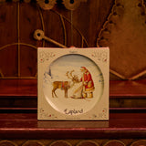 Father Christmas and Reindeer Christmas Eve Plate